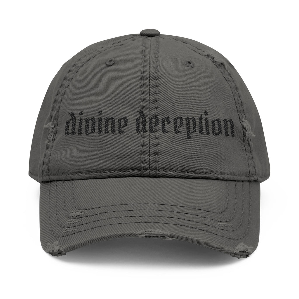 DIVINE DECEPTION™ | Gothic Stealth Embroidered Cap